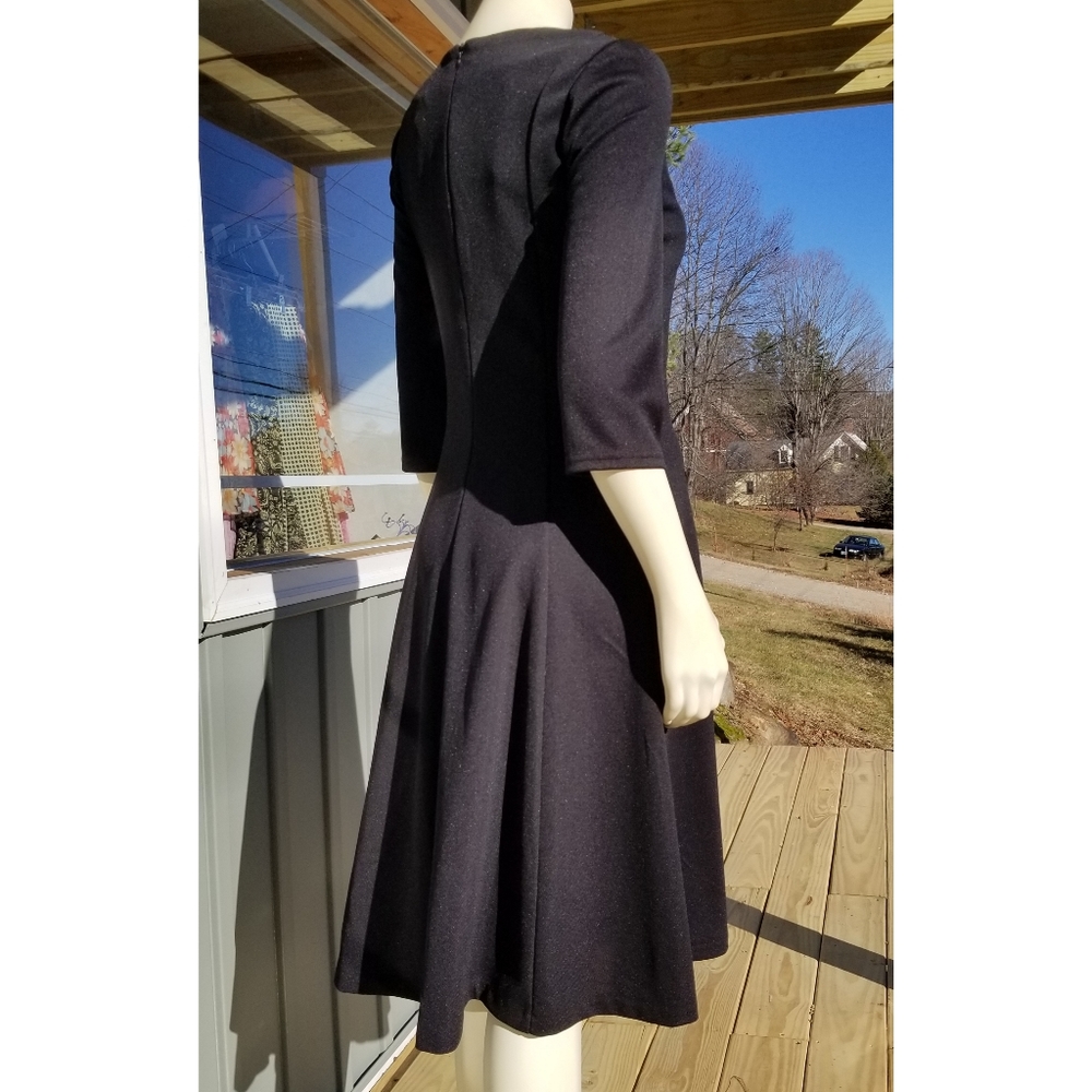 Pepe Runa A-Line, V-neck Dress, Black, M NWT ✔️ - Picture 6 of 8